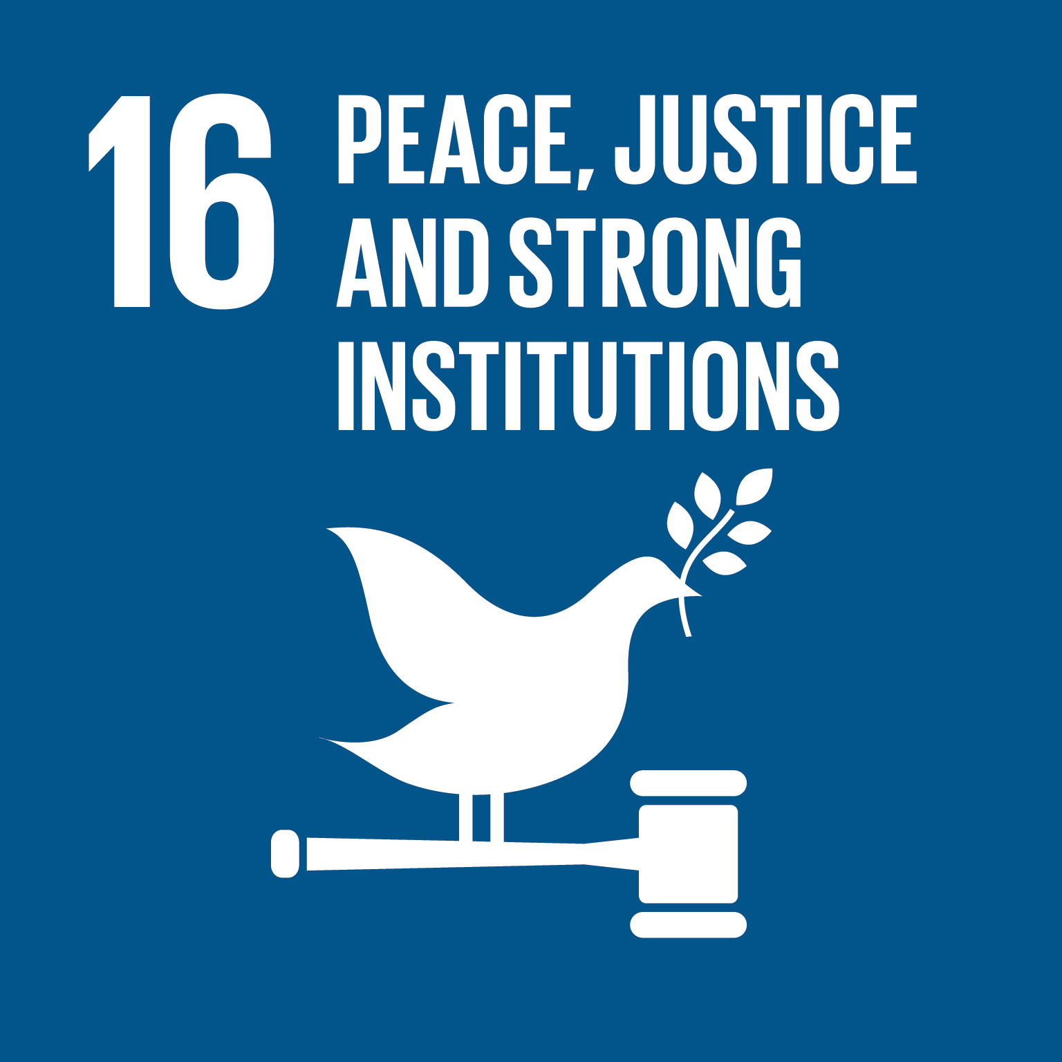 16. Peace, Justice and Strong Institutions